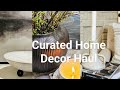 Curated Home Decor Haul On A Budget Plus Styling Tips | Vintage Thrifted Find