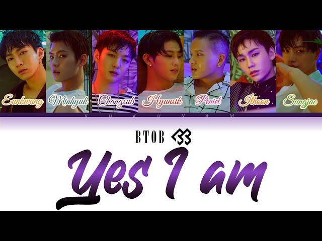 BTOB (비투비) - Yes I Am | color-coded Lyrics class=