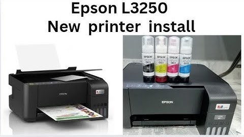 how to epson l3250 New printer install kaise kare setup installation A4 size #installation #setup 