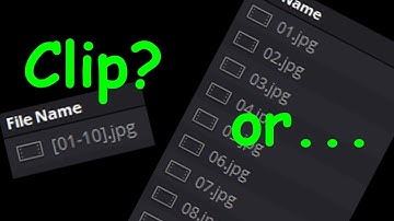 How to - Import media as Individual Images or clips - DaVinci Resolve 16