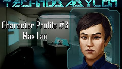 Technobabylon character teaser: Max Lao