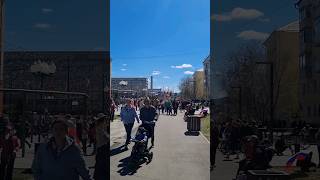 Сквер им.1 мая на День Победы, Красноярск