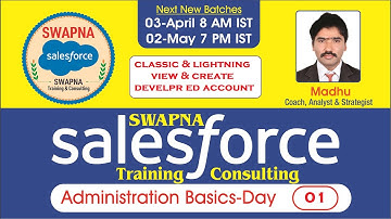 01.Salesforce Basics | Classic Lightning |Developer Edition| Organization Profile |