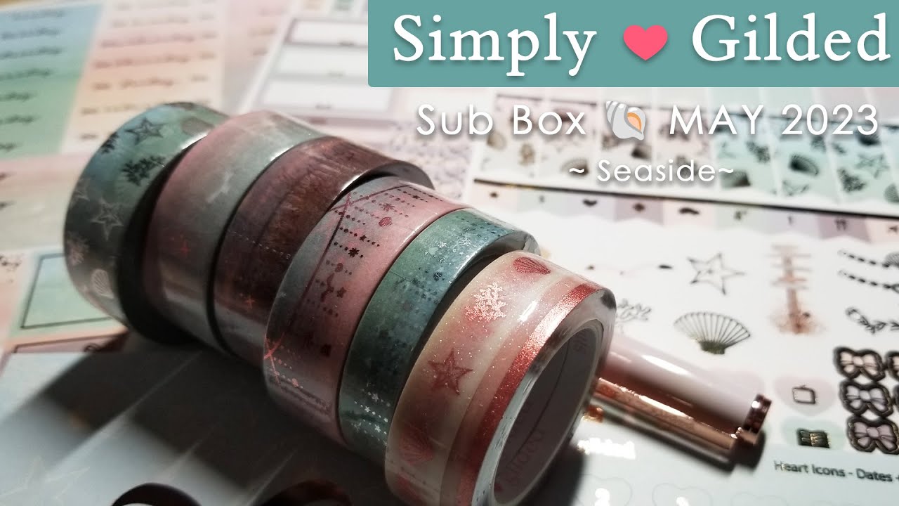 🛍️ Simply Gilded May 2023 SUBSCRIPTION UNBOXING 📦 ASMR