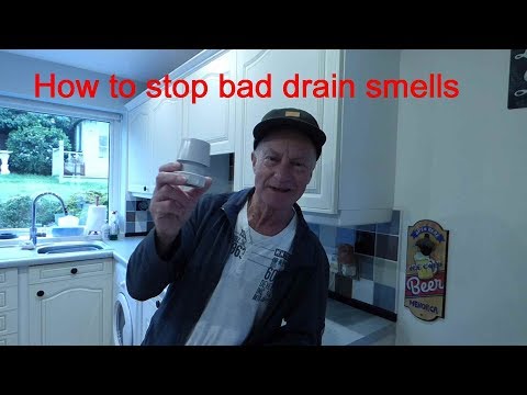 How to stop drain smells