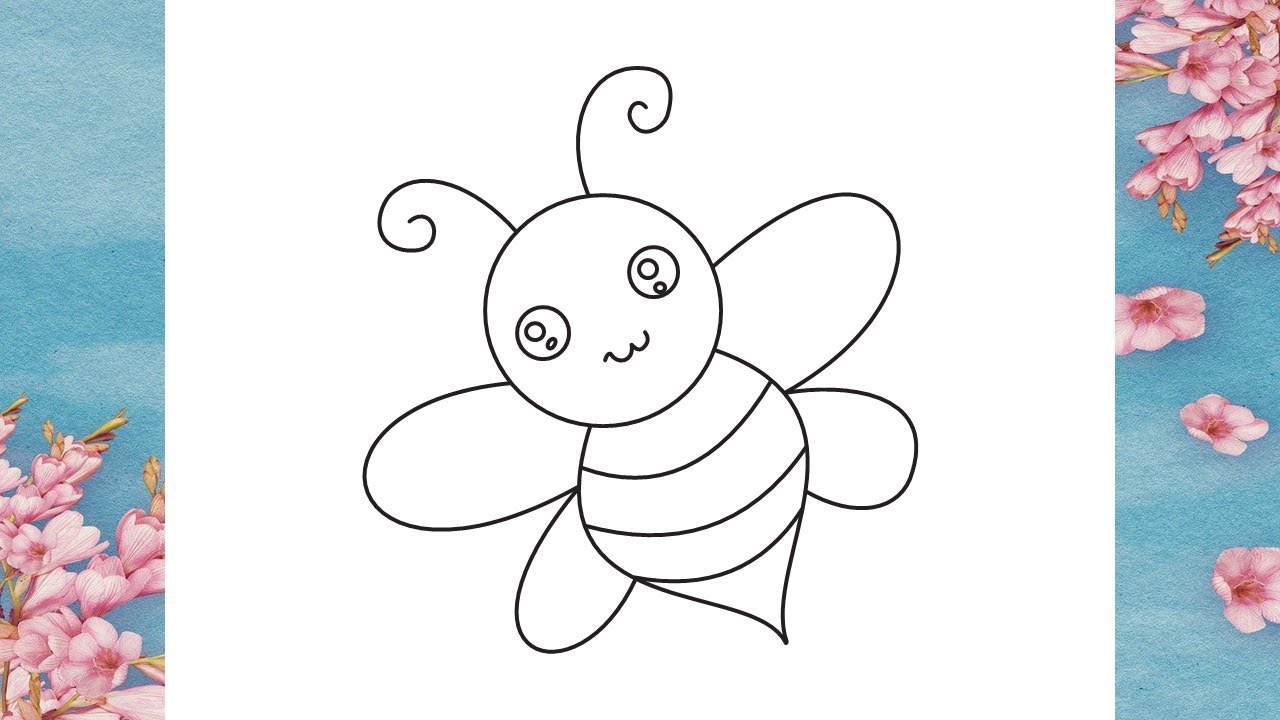How To Draw Honey Bee / Drawing Creation/