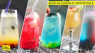 5 NonAlcoholic Mocktail Drinks | Recipe By Yum Lounge