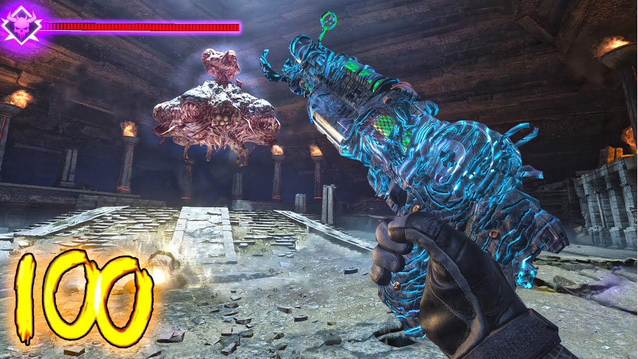 ROUND 100 ASHES OF THE DAMNED SOLO BOSS FIGHT  - Black Ops 7 Zombies