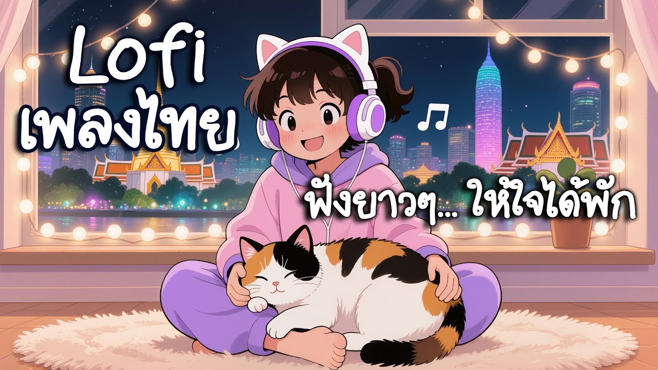 Lofi เพลงไทย – ฟังยาวๆ ฮีลใจคนนอนไม่หลับ 🍃  สันโดษในเมืองกรุง (Urban Solitude)