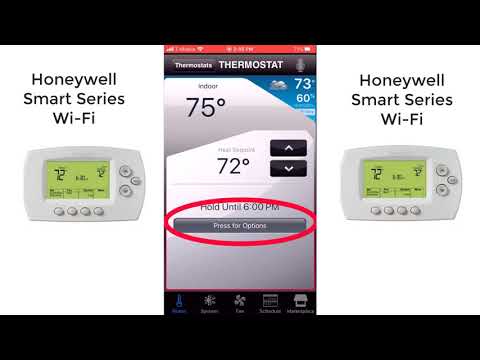 How To Use Honeywell Smart Thermostat Total Connect Comfort App Review TCC RTH6500WF or RTH6580WF