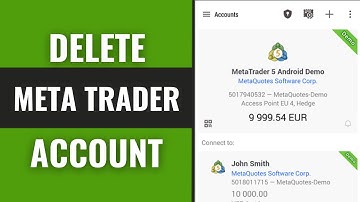 How to Delete Account on Meta Trader 5