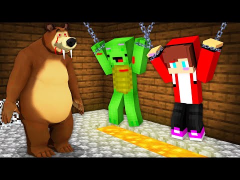 How Scary MIKEY WORM Found and Catch Mikey and JJ in minecraft survive (Maizen)