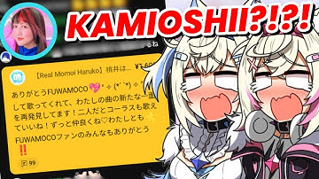FuwaMoco got a surprise superchat from their KamiOshii [Hololive/FuwaMoco] [EngSub]