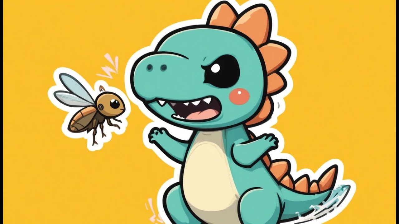 Жу-жу-жу! Муха против Тимми — детская песня для малышей 🦖🐝