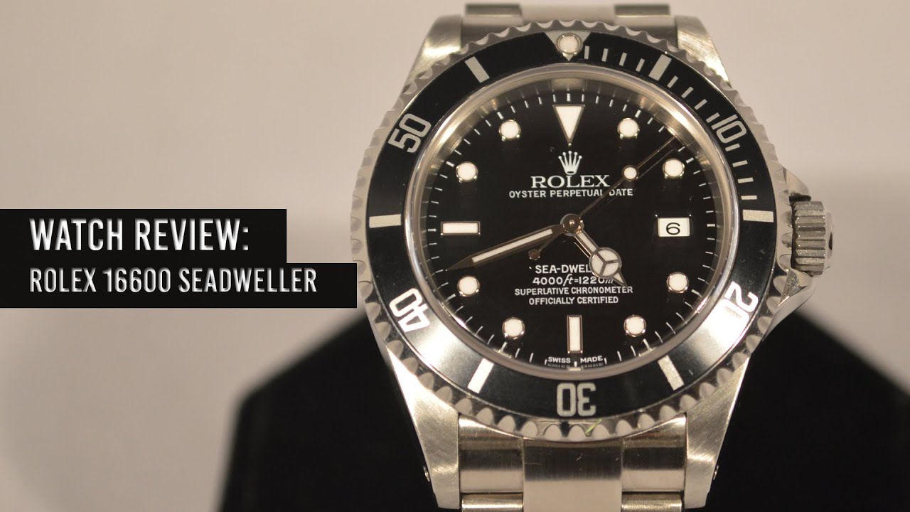 Rolex Seadweller 16600 Video Review 