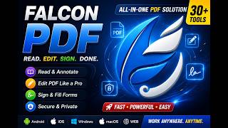 Stop Paying for Paid PDF Apps — Falcon PDF Does It All FREE | AI Edit, Scan, Sync & 30+ Tools