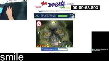 (Former WR) The Impossible Quiz First 100 Questions in 1:36.956