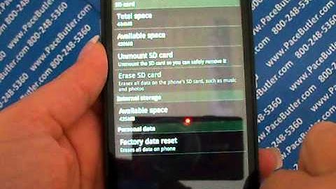 HTC Inspire - Erase Cell Phone Info - Delete Data - Master Clear Hard Reset.MOV