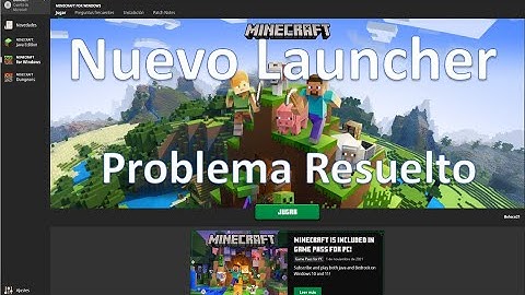 Resuelto el  Problema Minecraft: unable to  update the minecraft native Launcher