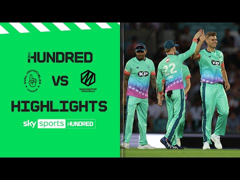 Klaasen x Roy RIDICULOUS 🤯 | Oval Invincibles v Manchester Originals | Men's Hundred highlights