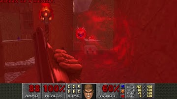 Doom II (1994) - MAP17: Tenements [4K 60FPS]