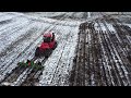 Tillage in the FROZEN SNOW!