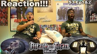 FIRST TIME WATCHING | ATTACK ON TITAN 3x1 & 3x2 | REACTION