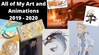 Some of My Art and Animations | 2019 and part of 2020 | Slideshow