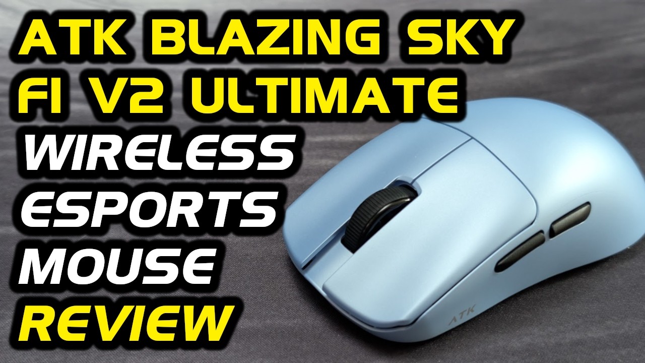Обзор беспроводной киберспортивной мыши ATK Blazing Sky F1 V2 Ultimate — стоит ли она своих 90 до...
