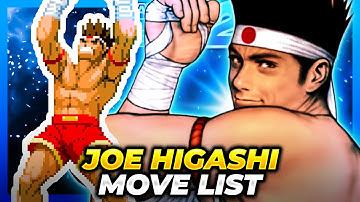 JOE HIGASHI MOVE LIST - Capcom vs. SNK 2: Mark of  the Millenium 2001 (CVS2)