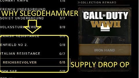 NEW "ENFIELD NO. 2" and "REICHSREVOLVER" SUPPLY DROP OPENING (Call of Duty WWII)