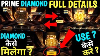 PRIME DIAMOND FREE FIRE | HOW TO USE PRIME DIAMOND | HOW TO GET PRIME DIAMOND NEW PRIME DIAMOND screenshot 2