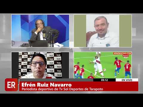 POBLACIÓN DE TARAPOTO VIVIÓ CON PANTALLA GIGANTE Y ALGARABÍA TRIUNFO DE LA SELECCIÓN PERUANA