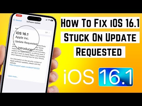 How To FIX iOS 16.1 Stuck on Update Requested