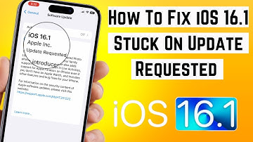 How To FIX iOS 16.1 Stuck on Update Requested