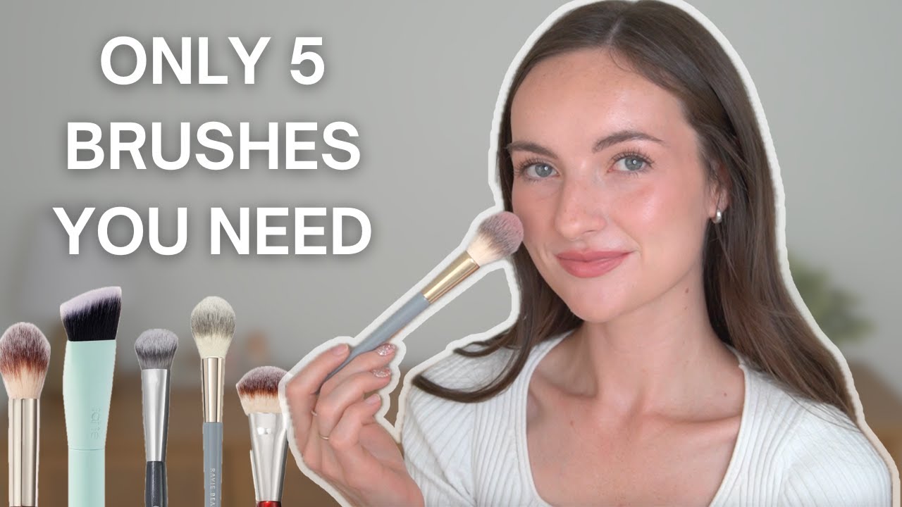 The ONLY 5 Face Makeup Brushes You NEED!