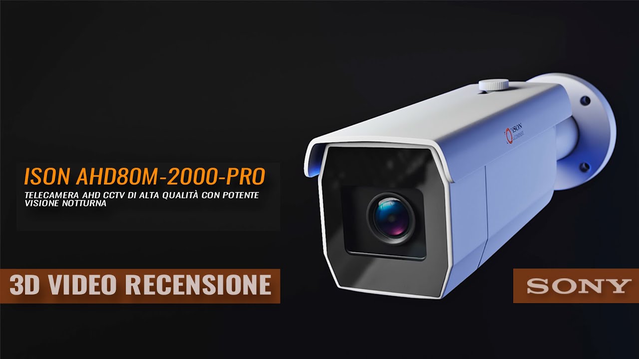 Telecamera AHD CCTV di alta qualità con potente visione notturna ISON AHD80M-2000-PRO