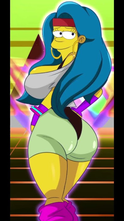 Sexy 80s Marge Simpson