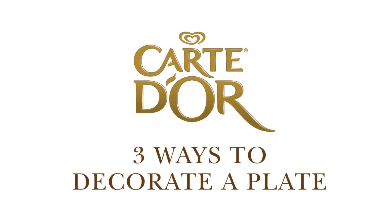 3 Ways To Decorate A Plate Carte D Or Unilever Food Solutions Uki Youtube