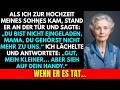 „Du kommst nicht zu meiner Hochzeit!“ – Mein Sohn. Ich antwortete: „Okay, aber schau auf dein Handy“