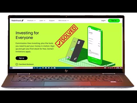 How To Fix Robinhood Log In/Sign Up Error On Windows 10