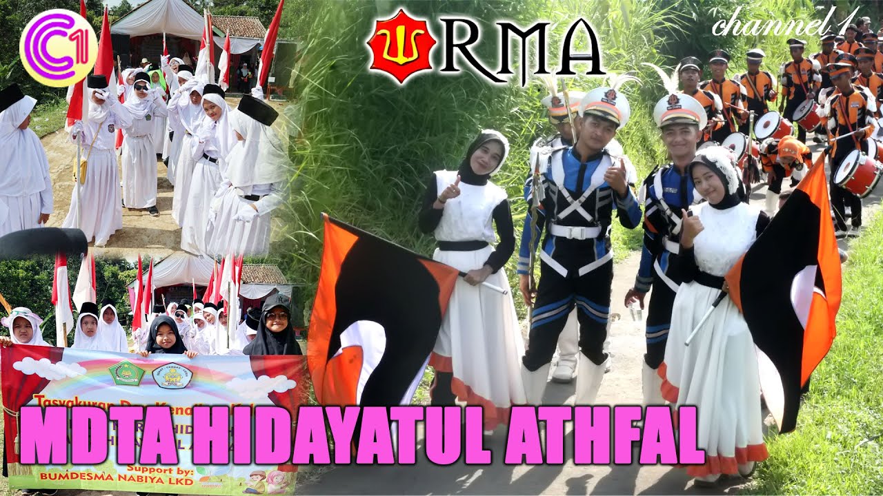 PAWAI DRUMBAND MDTA Hidayatul Athfal bersama RMA Corps || Kp. Baros - Darmareja