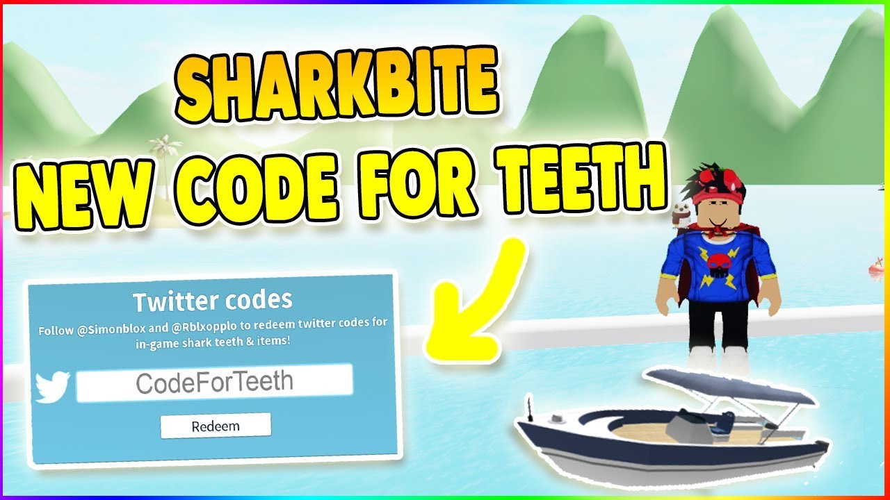 New Boat New Teeth Code Sharkbite Roblox Youtube