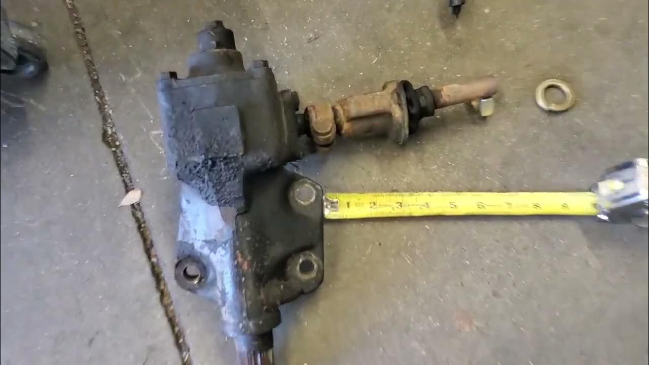 1975 Early Bronco power steering conversion to stock column.Universal