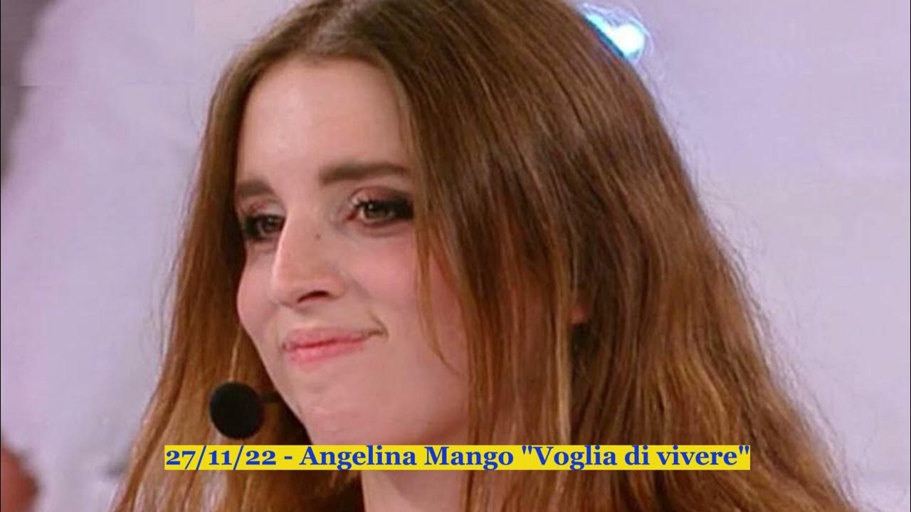 27/11/22 Angelina Mango &quot;Voglia di vivere&quot; YouTube