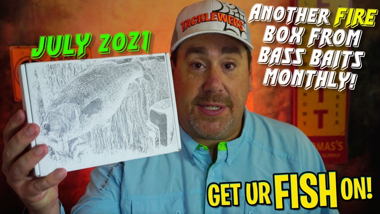 Bass Baits Monthly July 2021 Bass Fishing Subscription Tackle Unboxing