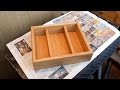 Деревянная коробка и первый опыт фанеровки (работы со шпоном)