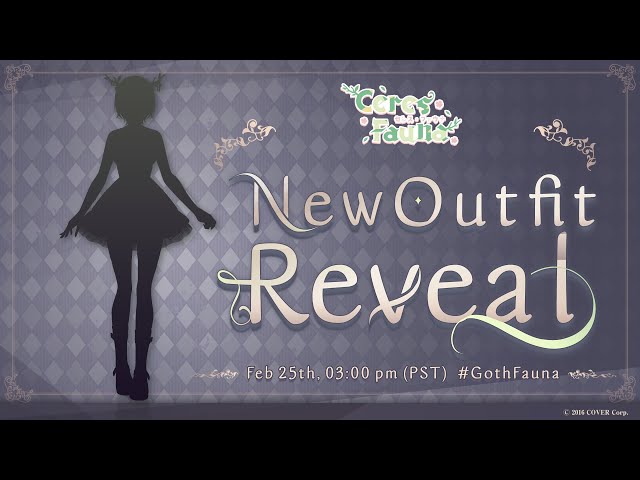 【NEW OUTFIT REVEAL】 #GothFauna is finally here 🥀のサムネイル
