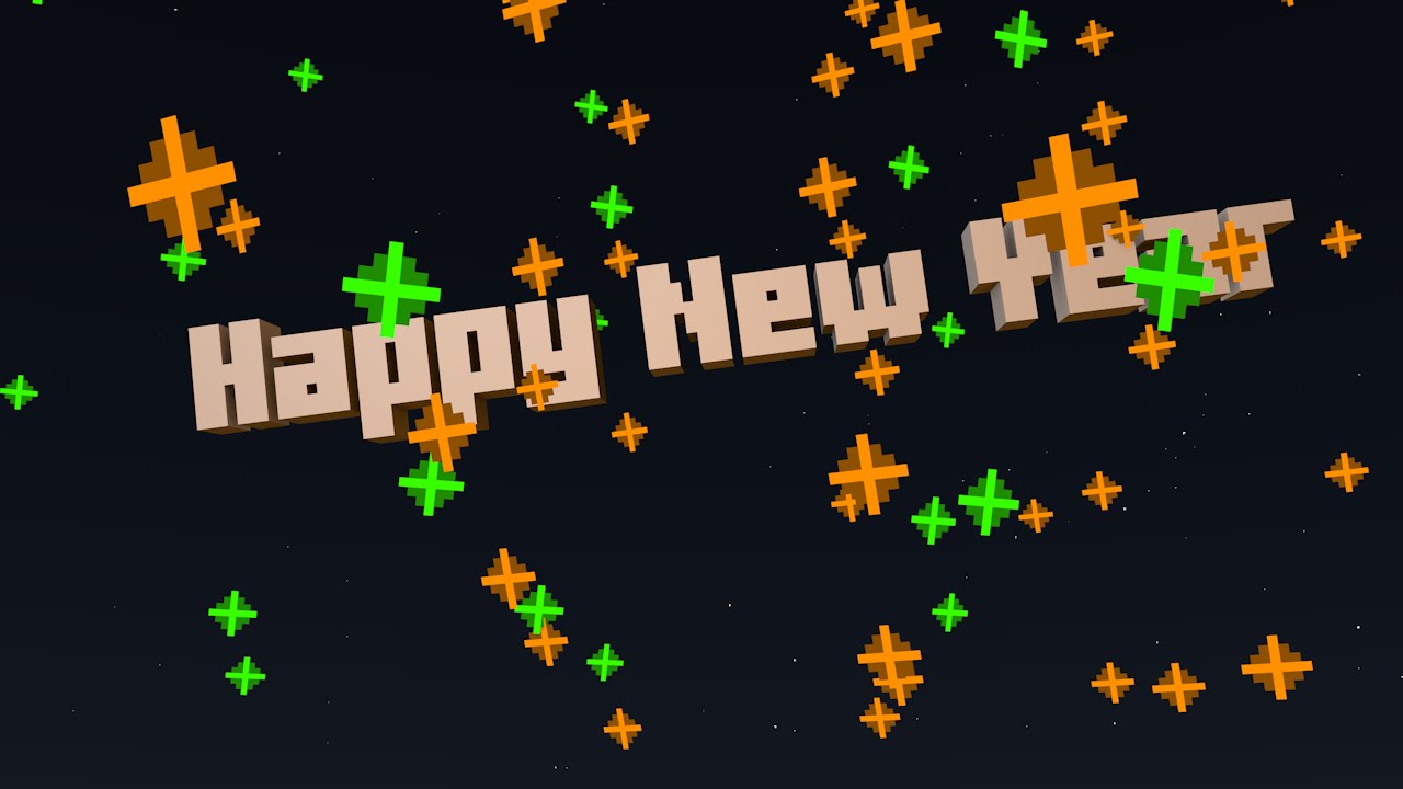 Happy New Year - [Minecraft Animation] - YouTube