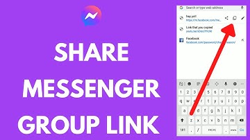 How to Share Messenger Group Link | Copy Messenger Group Link